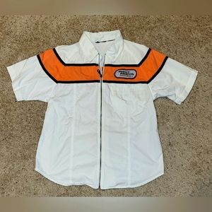 Harley Davidson Racing Garage Zip-up Top